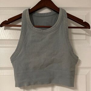 ALO Yoga Slate Gray Crop Top